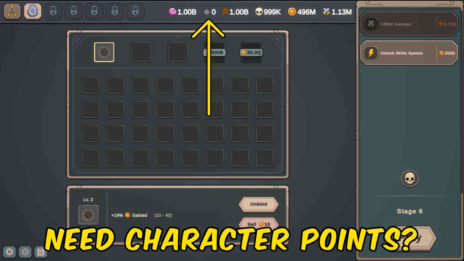 Maktala: Slime Lootfest — Give Character Currency